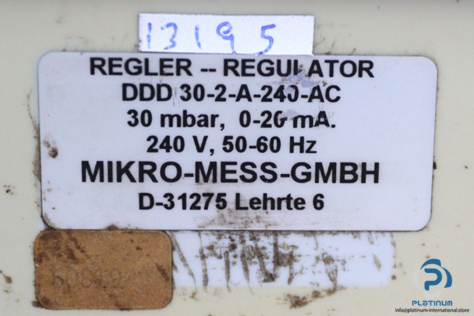 mikro-mess-gmbh-DDD-30-2-A-240-AC-differential-pressure-regulator-(used)-2
