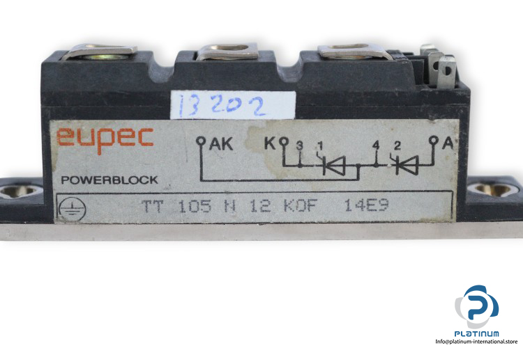 eupec-TT-105-N-12-KOF-14E9-thyristor-module-(used)-1