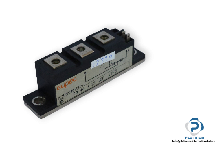 eupec-TD-46-N-12-LOF-17F5-thyristor-module-(Used)