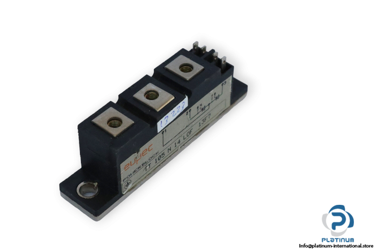 eupec-TT-105-N-14-LOF-13F7-thyristor-module-(Used)
