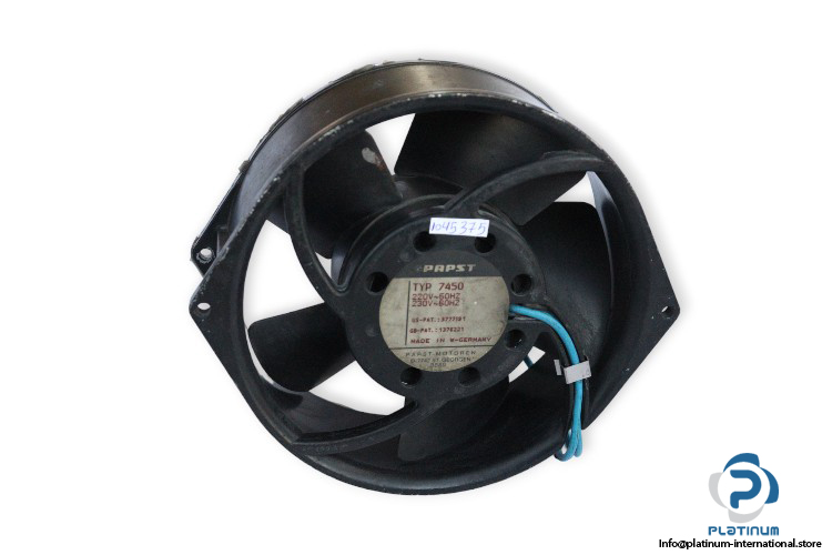 papst-7450-axial-fan-used