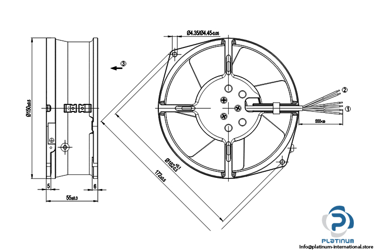 ebmpapst-W2S130-AA03-90-axial-fan-used-2