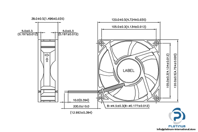 delta-electronics-AFB1212SHE-axial-fan-used-2