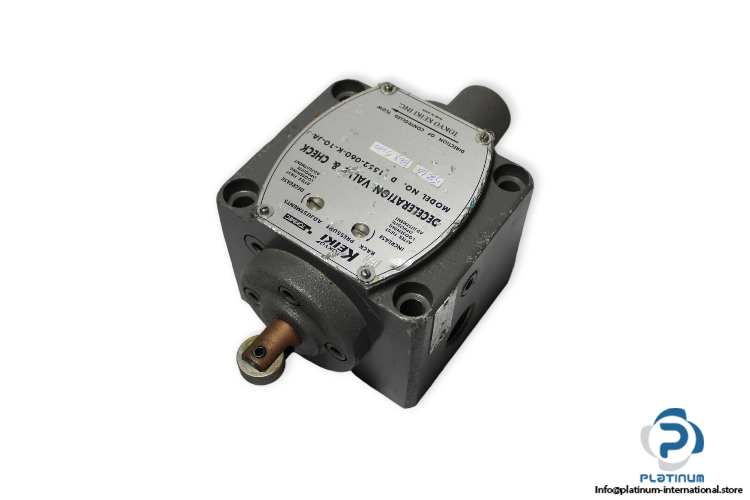 tokyo-keiki-DT15S2-060-K-10-JA-deceleration-valve-and-check-used