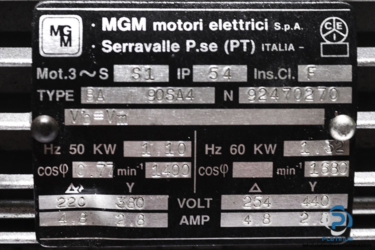 mgm-BA-90SA4-brake-motor-used-2