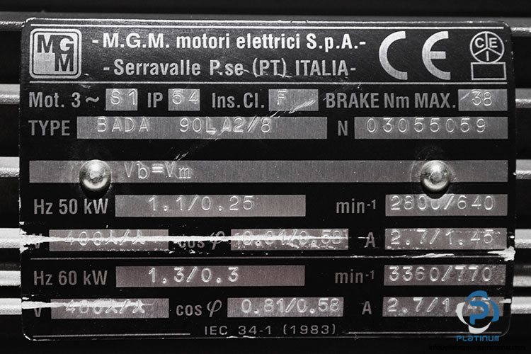 mgm-BADA-90LA2_8-brake-motor-used-2
