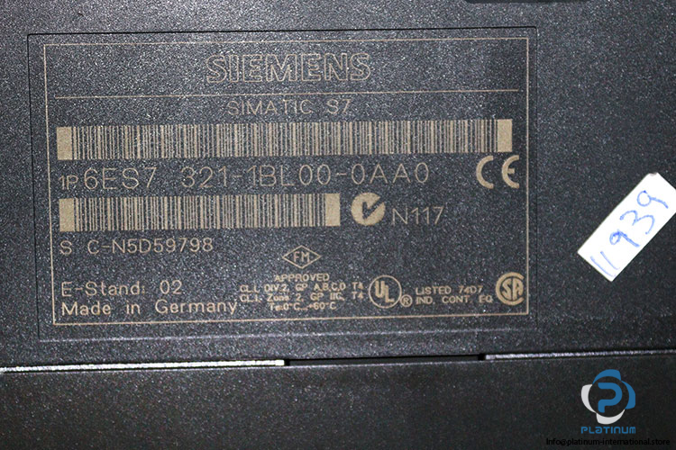 siemens-6ES7321-1BL00-0AA0-digital-input-module-(Used)-1