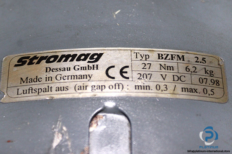 vem-K21R-90-L-4-brake-motor-used-3