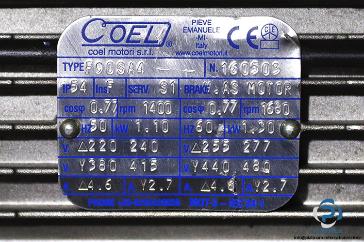 coel-F90SA4-brake-motor-used-2