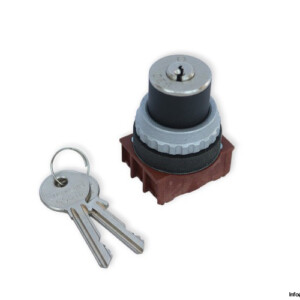 siemens-3SB1-100-4LA20-keyed-selector-switch-(new)