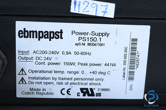 ebmpapst-PS150.1-power-supply-(used)-2