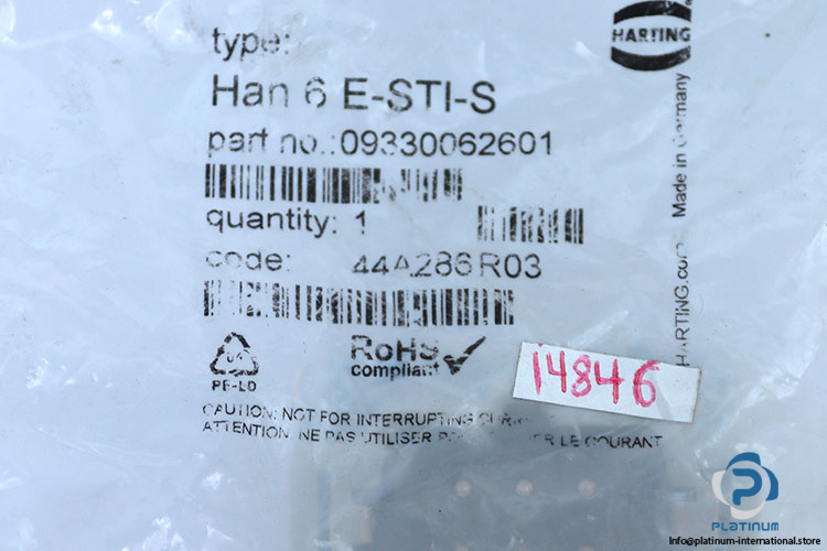 harting-Han-6-E-STI-S-connector-(New)-2