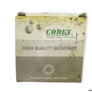 Codex 6206 ZZ Deep Groove Ball Bearing