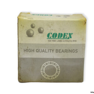 Codex 6204.ZZ Deep Groove Ball Bearing