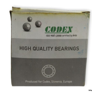 Codex 6207.ZZ Deep Groove Ball Bearing