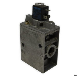 Festo 9857 Single Solenoid Valve With Coil