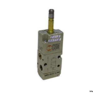 Metal-work-MEV-23-BRS-NC-roller-lever-valve-(used)