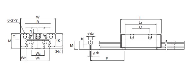 thk-SHW14CR1UUM-linear-bearing-block-(new)-2