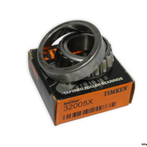 timken-32005-X-tapered-roller-bearing-(used)-carton