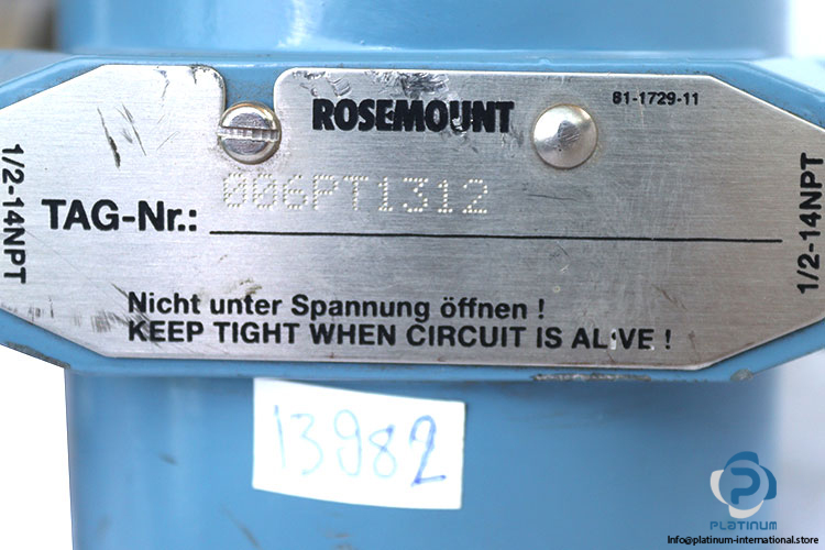 rosemount-3051L3AC2TD22AAL4Q4-differential-pressure-transmitter-(Used)-2