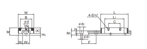 thk-RSR-9KM-linear-bearing-block-(used)-3