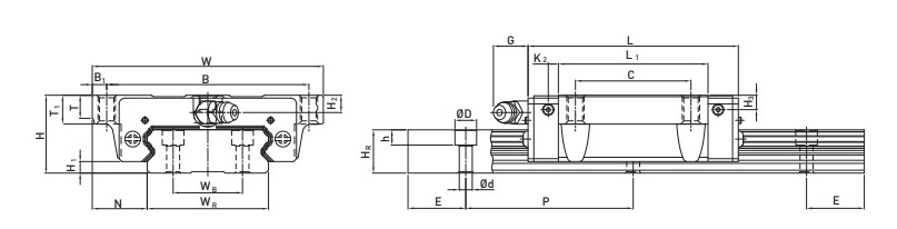 hiwin-WEW27CC-linear-guideway-block-(used)-4