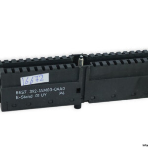 siemens-6ES7-392-1AM00-0AA0-P4-front-connector-(used)