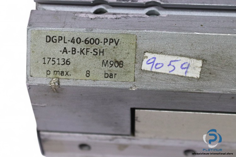 festo-DGPL-40-600-PPV-A-B-KF-SH-linear-actuator(used)-2