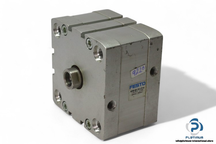 festo-ADN-80-10-I-P-A-compact-air-cylinder-(used)
