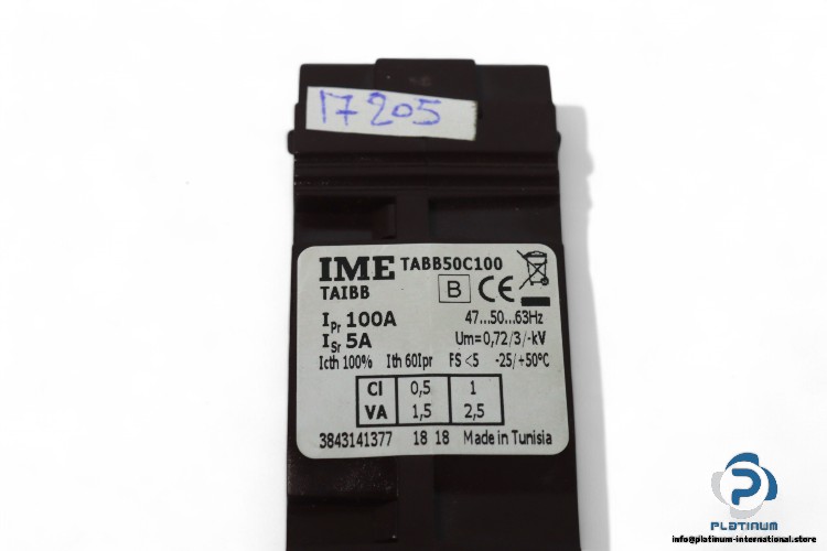 ime-TABB50C100-current-transformer-used-2
