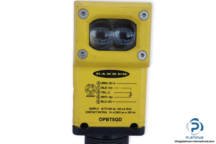 banner-OSBLV-non-polarized-retroreflective-sensor-head-(Used)-2
