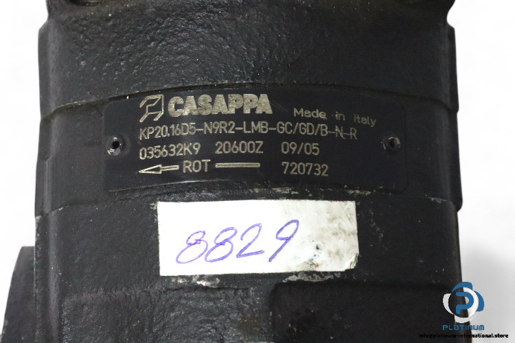 casappa-KP20.16D5-N9R2-LMB-GCGD-B-N-R-hydraulic-gear-pump(used)-2