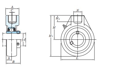 koyo-UKHA-205-J-hanger-bearing-unit-new-carton-5