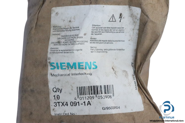 siemens-3TX4-091-1A-interlocking-kit-(new)-3