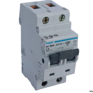 Hager NC206A Miniature Circuit Breaker