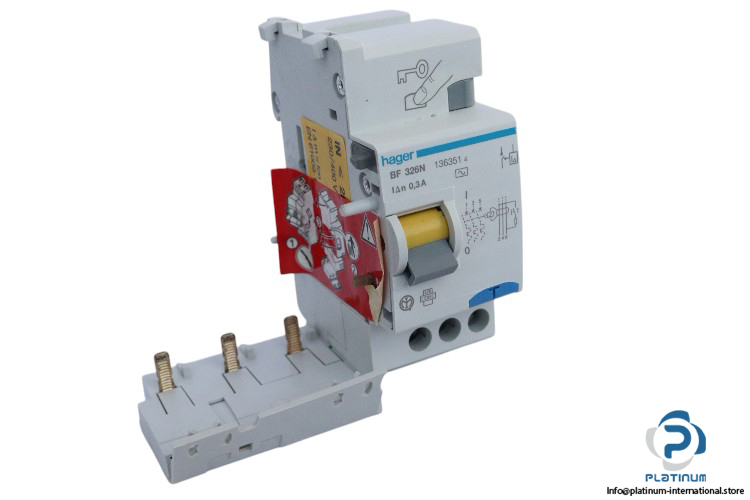 hager-BF326N-earth-leakage-add-on-module-(new)