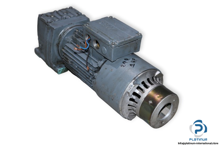 sew-R37-DT80K4-BMG-HR-TH-VS-EV1S-helical-servo-gearmotor-(used)-1