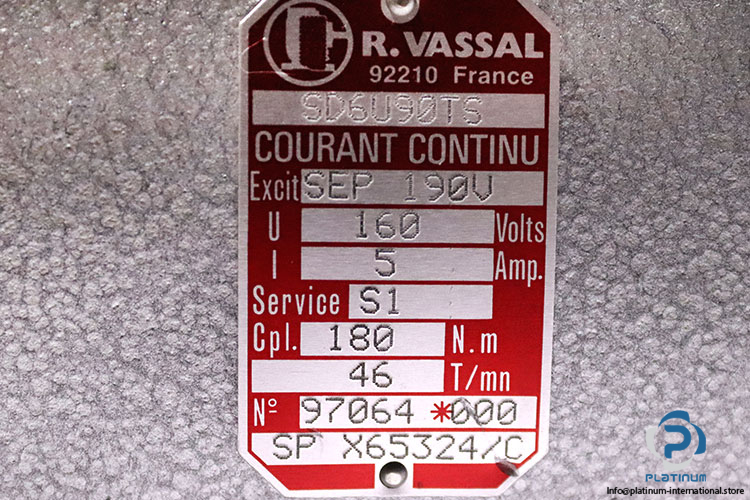 r.vassal-SD6U90TS-gear-motor(used)-1