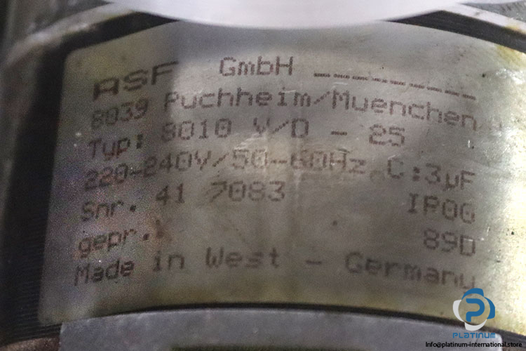 asf-8010-V-D-25-pump(used)-1