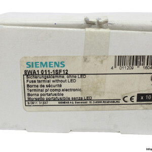 siemens-8WA10111SF12-fuse-terminal-thermoplast-(used)