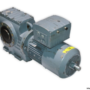 SEW SA77 DT90L4/BMG/HR/TF/MSW/CK0/RR2A Helical-Worm Gearmotor