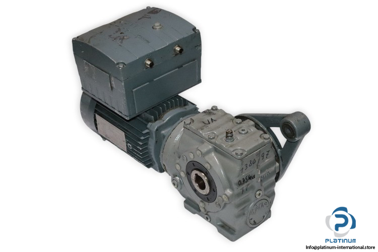 sew-SA47-T-DT80N4-TF-MSW-CK0-RA2A-helical-worm-gearmotor(used)