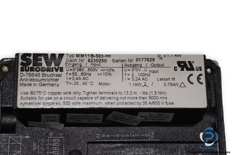 sew-R40DT90S-4MM11-helical-gearmotor(used)-5