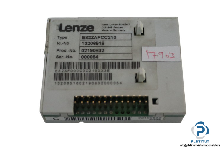 lenze-E82ZAFCC210-function-module-(used)-1