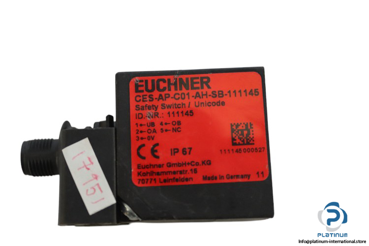 euchner-CES-AP-C01-AH-SB-safety-switch-(used)-2