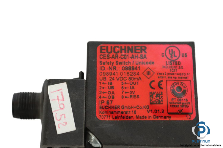 euchner-CES-AR-C01-AH-SA-safety-switch-(used)-2