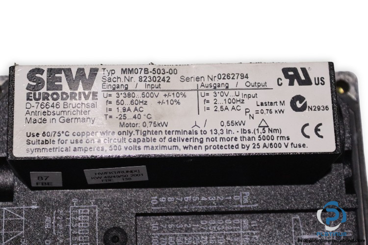 sew-SA47DT80N4MM07BW1-helical-gearmotor(used)-4