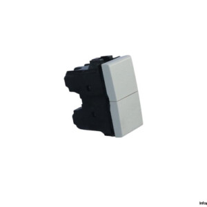 Bticino N4036 Double Pushbutton Switch