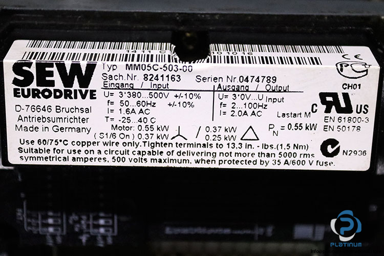 sew-R47-DT80N4MM07BW101.3077698202.0001.03-HELICAL-gearmotor(used)-4