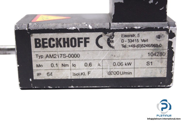 Beckhoff-AM217S-0000-servo-motor(used)-1